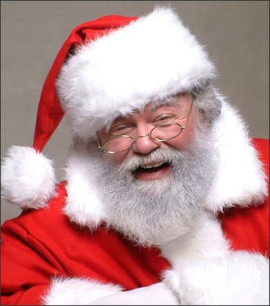 Real bearded Santa Claus 